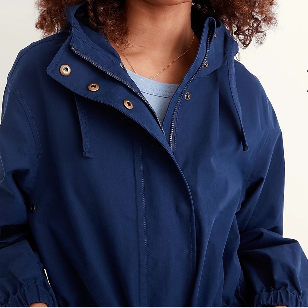 NWOT Madewell Waterproof Raincloud
Raincoat Navy Size S - Picture 5 of 16